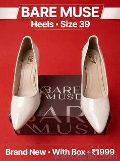 BARE MUSE Heels Size 39 - Brand New With Box - 1799