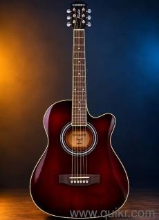 KAD-BLK-C Acoustic Guitar Spruce Rosewood Right Hand Orientation (Red)