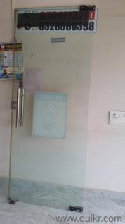 it is a..new glass partition it is 10x7 size... door glass is 3x7 size and main glass 7x7 size