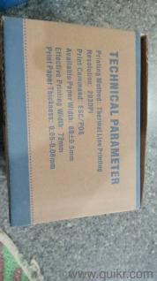 New unboxing with bill(Printer and barcode scanner) 