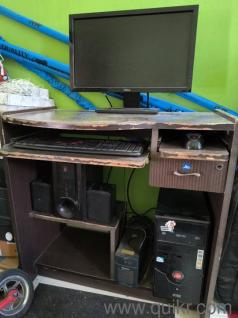 Old Intel Pentium Desktop Complete Setup + Dell Monitor + UPS + 2.1 Speakers