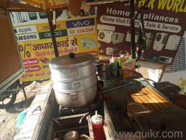 Selling fast food cart 4*5 inch with all Chinese equipemmt and deep fr