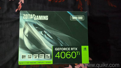 ZOTAC GAMING RTX 4060TI 8GB, Under Warranty