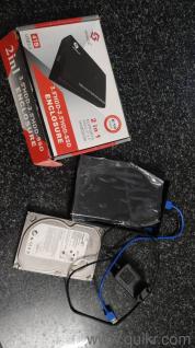 500GB Hard Disk, HDD & SSD Enclosure 