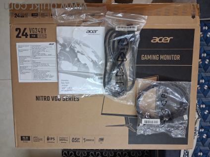 acer nitro vg240y 23.8 inch fhd 1920 x 1080 resolution gaming monitor (ips panel, freesync, 165hz, 0