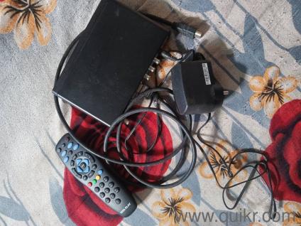 tata sky HD box with remote and wire 