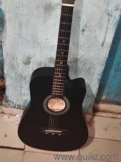 black stylish guitar 