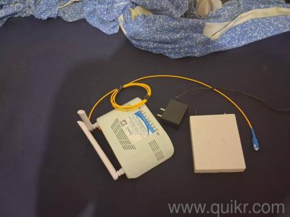 router with fiber optic box