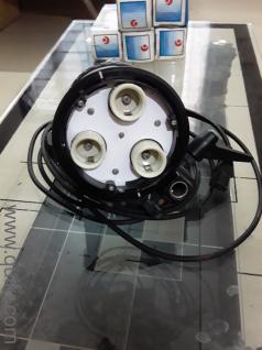 ProStar PHOTOPRO Professional Photography Studio lamp 3 Bulb Holders with long power cord  These Holders are very rarely used, with new look, no scratches or damages present. I have 5no's.