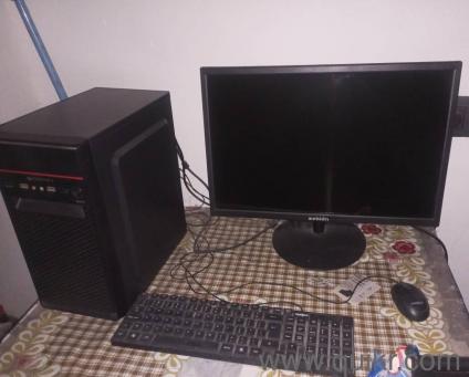ASSEMBLED Dekstop1000 Core i5 (16 GB DDR4/1 TB/128 GB SSD/Windows 10 Home/2 GB/22 Inch Screen) with MS Office