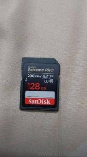 SanDisk 128GB SD Memory Card for DSLR  Brand New, Unused