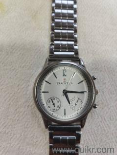 Trackon by Timex, Silver Mettalic Adjustable Strap