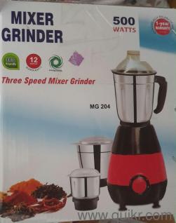 Cello Mixer Grinder seal packed with 1 year warranty