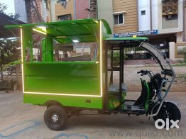 Custom-built electric mobile food/juice ca...