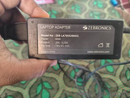 ZEBRONICS 65W CHARGER