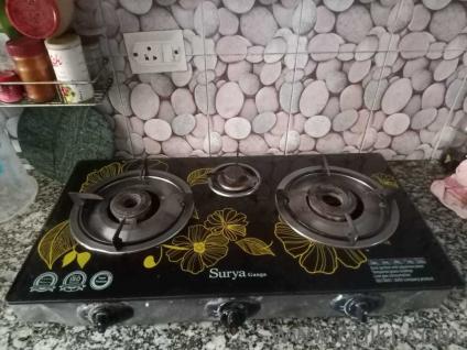 koryo glass top gas stove