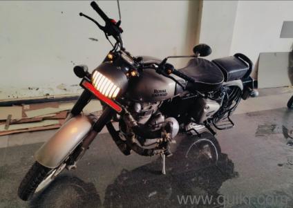 royal enfield classic 350 gunmetal grey leg guard
