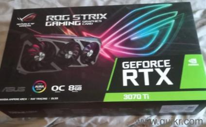 Brand New ASUS ROG Strix NVIDIA GeForce RTX 3070 Ti OC Edition GAMING Graphics Card WhatsApp 8377 93
