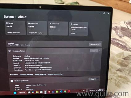 hp spectre 360 touch screen 32gb RAM 1TB SSD