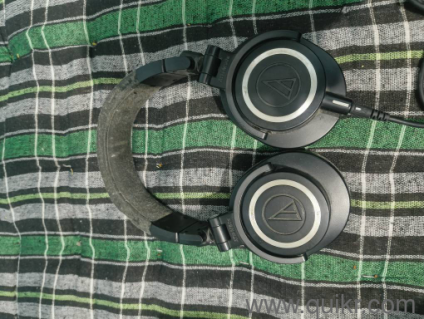 Audio-Technica Ath-M50X Wired Over Ear Headphones Without Mic (Black)
