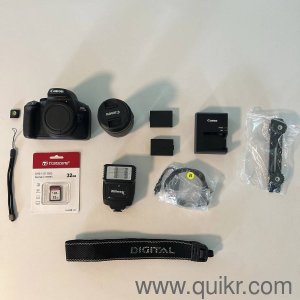 Brand New Canon EOS 3000D Digital Camera with full kit and bag with 18-55mm VR lens and warranty 
