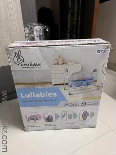 R for Rabbit - Lullabies Auto Swing Baby Cradle  Rarely Used  6,500
