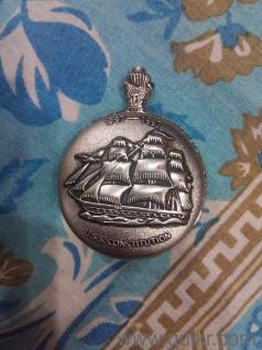 Vintage USS Constitution 1797-1997 Hunter Pocket Watch  Collectible