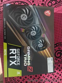 MSI Rtx 3070 gaming trio graphics card
