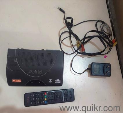 Airtel HD+  Set Top Box with free remote and adaptor