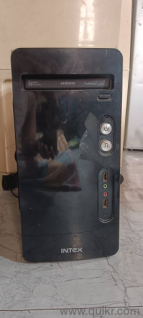 Desktop without monitor, with Intex cabinet, motherboard, keyboard, Memory 