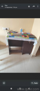 Office table + folding table are in good condition 