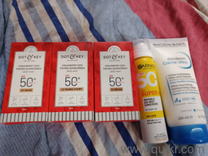 Skincare products combo