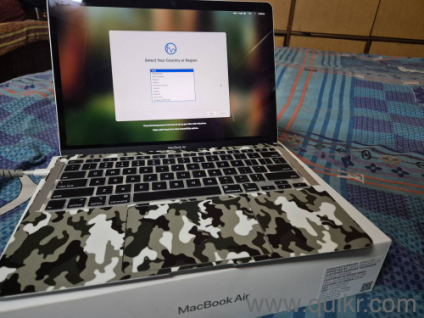 Apple Original M1 Macbook Laptop for sale, Camouflage skin Inside on Keypad & Trackpad