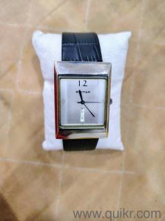 titan analog white dial Watch 