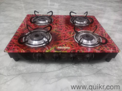 Brand:Advanta, Model: Advanta Crystal B, Condition: Working Perfectly Burners: 4 Imported toughened glass NO breaks.