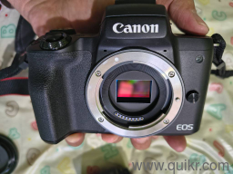urgent sell cannon m 50 mark 2 with new condition with bill box original accessories 