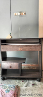 Wooden Computer Table with Drawer & Keyboard Tray  Good Condition