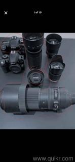 nikon d7500 wildlife kit+ 3 lenses + bag + accessories 