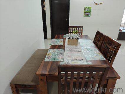 Pure sheesham 6 seater dining table
