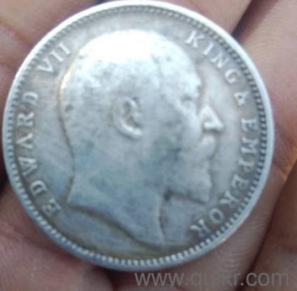 1907 one rupee coin