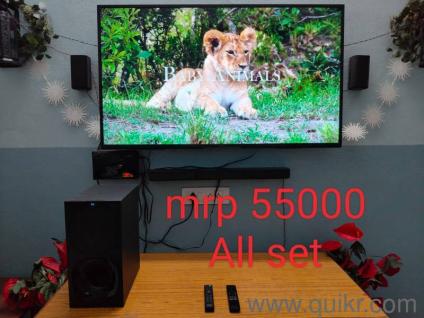 sony 55 inches tv plus home theatre sony sr200 and lg tv 32 inch