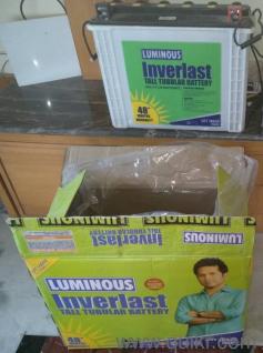 Luminous Tall Tubular Battery 150AH (used for Inverter) in working condition