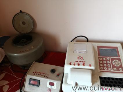 Semi auto analizer, colorimeters, centrifuge machine Single owner used good condition as well as in working condition