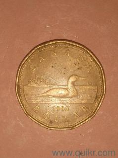 The 1990 Canadian one-dollar coin  