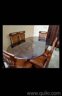 6 seats glass stop dining table 