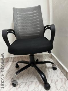 Ergonomic Office/Study Chair - Revolving, Height Adjustable, Heavy Duty Metal Base