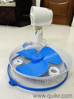 Compact Table Fan with Adjustable Speed  Good Condition