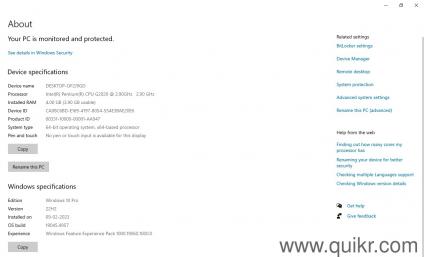 Complete Desktop PC Setup with LG Monitor, UPS, Speakers & Accessories