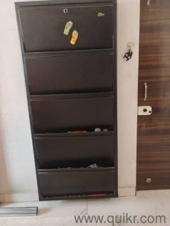 Metal space saving shoe rack