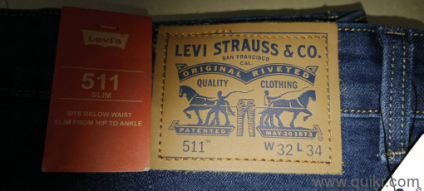 Branded shirts and jeans